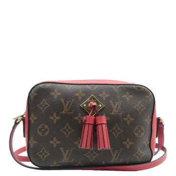 LOUIS VUITTON Saintonge Monogram Canvas Crossbody Bag Freesia