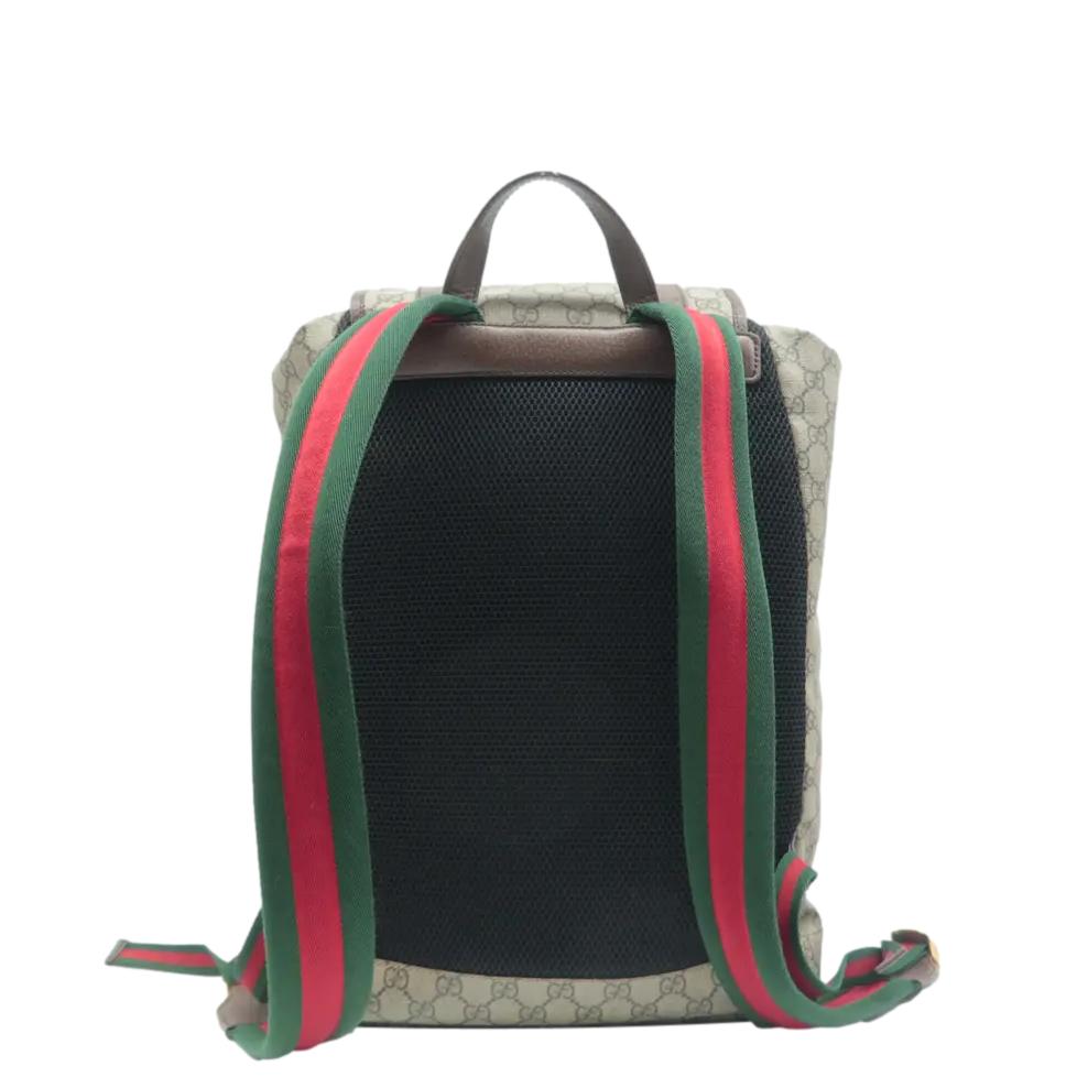 GUCCI Neo  GG Supreme Canvas Backpack Beige 473869
