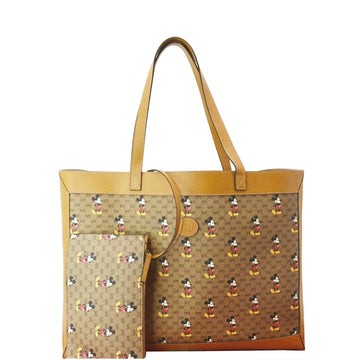 GUCCI Disney x Medium GG Supreme Tote Bag Beige 547947