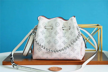 Top Quality Bella Bucket Bag Pink For Women,  Shoulder And Crossbody Bags 7.5in/19cm Top Quality M57855