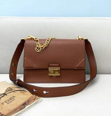 Top QualityTop Quality Kan U Small Brown Bag For Woman 25cm/9.5in