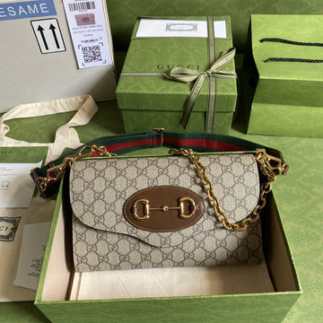 gg Horsebit 1955 Small Bag Beige For Women 10in/26cm gg