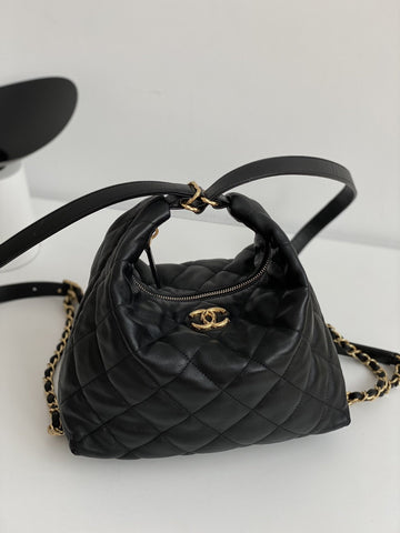 CHLMaxi Hobo Bag Black For Women Bags 13.7in/35cm AS3488 B08857 94305