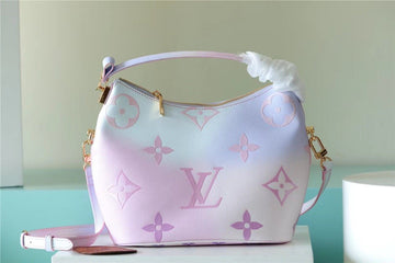 Top Quality MarsTop Qualityallow PM Hobo Bag In Monogram Canvas For Women 24cm/9.4 Inches Sunrise Pastel Top Quality M46080