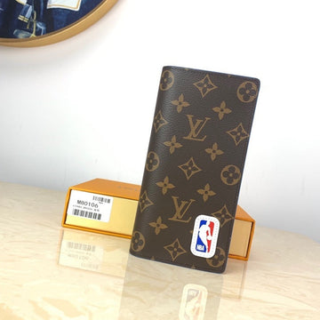 Top Quality Damier Graphite Wallet 19cm Brown