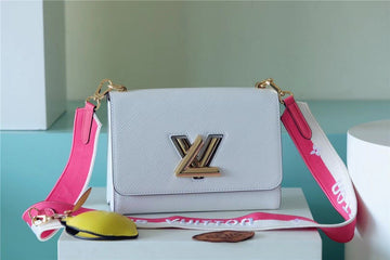 Top Quality Twist MM Epi Light Blue For Women,  Shoulder And Crossbody Bags 9.1in/23cm Top Quality