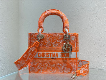 Top Quality MeTop Qualityum Lady D-Lite Bag Orange, For Women, WomenÂs Handbags 24cm/9.5in CD M0565OROC_M057