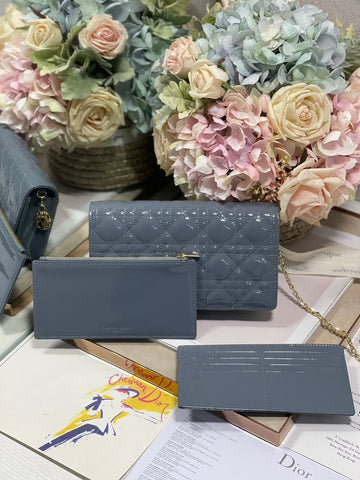 Top Quality Lady Pouch Smoky blue, For Women, WomenÂs Handbags 8.5in/21.5cm CD