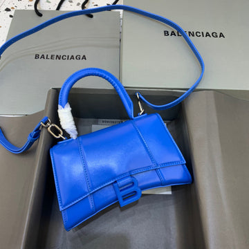 Top Quality Hourglass XS Handbag In Dark Blue, For Women,  Bags 7.4in/19cm