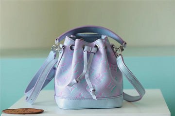 Top Quality Nano Noe Monogram Empreinte Light Blue For Women,  Shoulder And Crossbody Bags 6.3in/16cm Top Quality M81463
