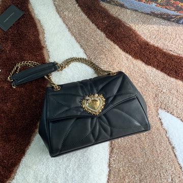 Top Quality MeTop Qualityum Devotion Shoulder Bag In Quilted Nappa Black For Women 10.2in/26cm Top QualityÂ 