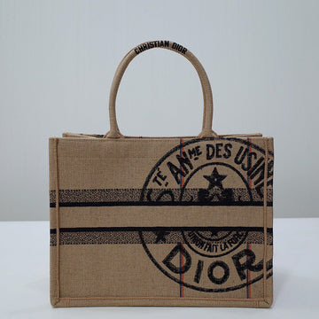 Top Quality MeTop Qualityum Book Tote Beige, For Women, WomenÂs Handbags 14in/36cm CD M1296ZRUW_M918