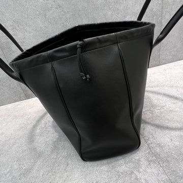 Top Quality Cabas Drawstring Cuir Triomphe Black For Women 17in/44cm 199973DU3.38NO