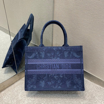 Top Quality MeTop Qualityum Book Tote Blue For Women 36cm/16.5in CD