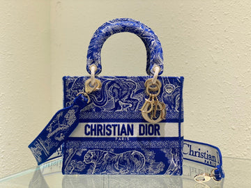 Top Quality MeTop Qualityum Lady D-Lite Bag Blue, For Women, WomenÂs Handbags 24cm/9.5in CD M0565OROC_M808