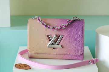 Top Quality Twist MM Bag, Shoulder and Cross Body Bags For Women GraTop Qualityent Orange 9.1in/23cm M59894