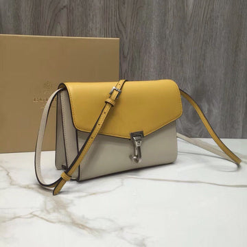 Top Quality Small Macken Colorblock Crossbody Beige/Yellow Bag For Women, Bags 9.5in/24cm