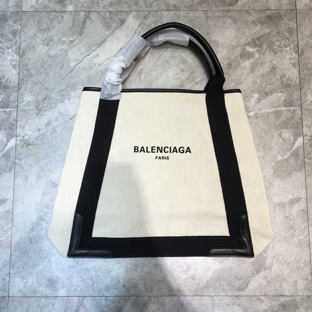 Balen Navy MeTop Qualityum Cabas Tote Bag In Black, For Women,  Bags 14.1in/36cm 5812922HH3N9260