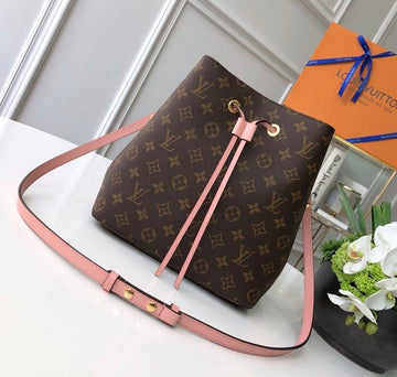 Top Quality NeoNoe Bucket Bag MM Damier Azur Canvas Spring/Summer Collection N50042 Pink