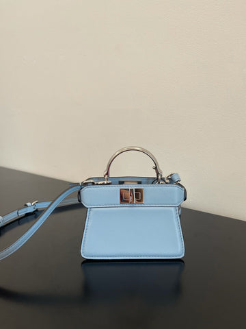 FI Top Quality ISeeU Petite Blue Micro Bag For Woman 11cm/4.5in