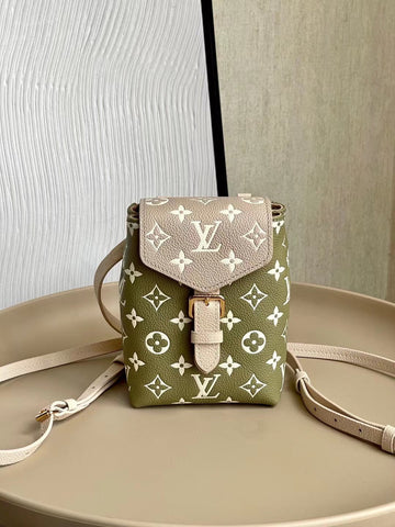 Top Quality Tiny Backpack Monogram Empreinte Khaki For Women, WoBags 19cm Top Quality M81351