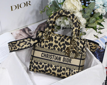 Top Quality MeTop Qualityum Lady D-Lite Bag Black Gold, For Women, WomenÂs Handbags 24cm/9.5in CD M0565ORTop Quality_M918
