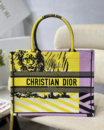 Top Quality MeTop Qualityum Book Tote Yellow And Pink, For Women, WomenÂs Handbags 14in/36cm CD