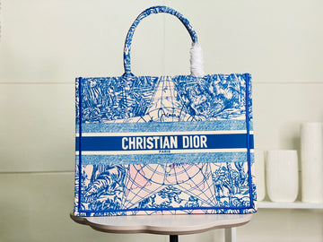 Top Quality Large Book Tote Blue For Women 16.5in/42cm CD M1286ZRIW