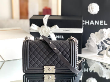 CHLMeTop Qualityum Classic Top Qualityap Bag 25cm Black For Women A67086