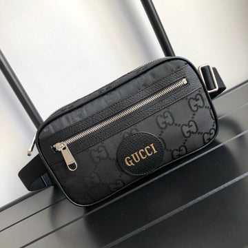 gg Off The Grid Belt Bag Black gg ECONYLÂ® For MenÂ  9.5in/24cm gg 631341 H9HBN 1000