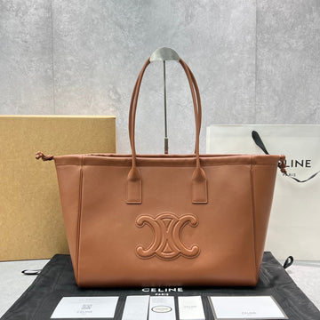 Top Quality Cabas Drawstring Cuir Triomphe Tan For Women 17in/44cm 199973DU3.04LU