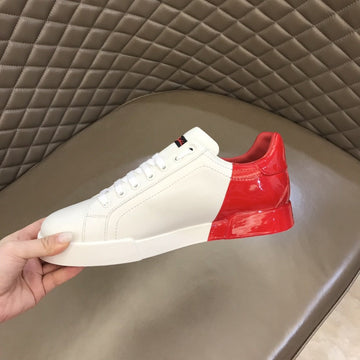 Top Quality Portofino Sneakers White/Red For Men Top Quality Shoes