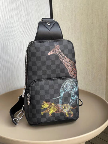 Top Quality Avenue Sling Bag Damier Graphite For Men, Bags, Crossbody Bags 12.2in/31cm Top Quality N452877