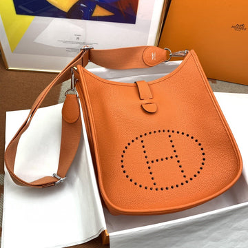 Top Quality Evelyne III 29 Bag Orange With SiTop Qualityer-Toned Hardware For Women, Shoulder And Crossbody Bags 11.4in/29cm H056277CC9J