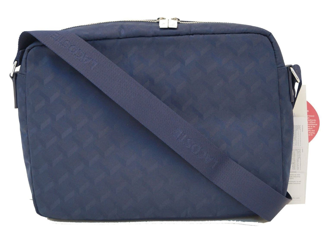 Lot of 12 LACOSTE Leather PVC Shoulder Messenger Tote Bags
