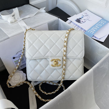 CHLSmall Top Qualityoor Pack White For Women Bags 7.6in/19.5cm