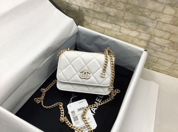 CHLSpring And Summer 22C White For Women Bags 6.1in/15.5cm