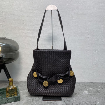 Top Quality Intrecciato Shoulder Bag Purple, For Women, Womenâs Bags 10.2in/26cm