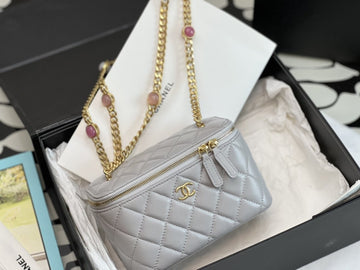 CHLVanity With Chain Gray For Women, Women’s Bags 6in/16cm
