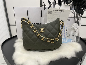 CHLHobo Handbag Emerald Green For Women Bags 9.4in/24cm